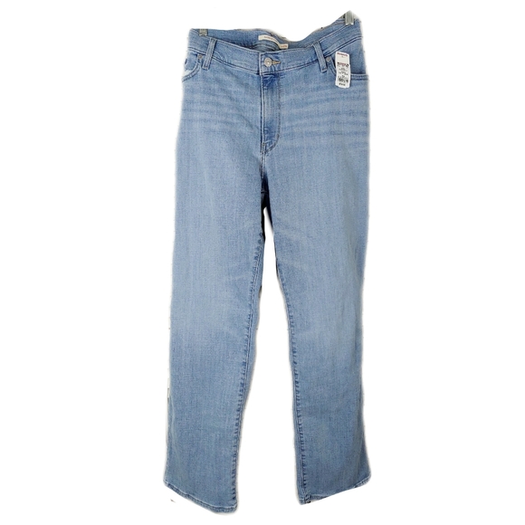 NWT Levis Womens 22W Classic Straight Leg Light Blue Jeans - Picture 3 of 8